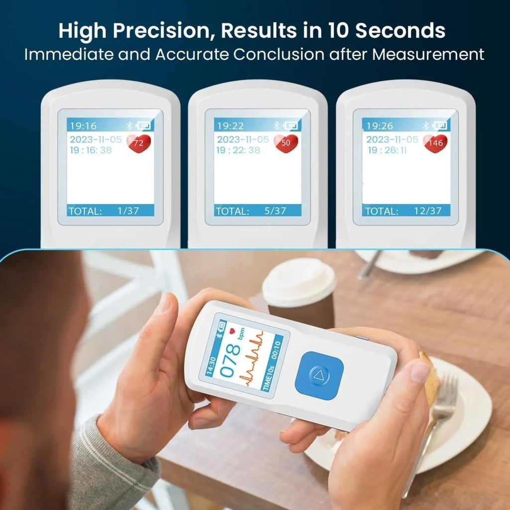 PulseTrack Bluetooth Electrocardiogram Device for Home Health Monitoring | Temsk