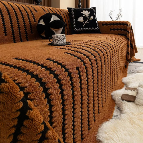 HorizonCloud Plush Tufted Blanket For Cozy Living Spaces Temsk
