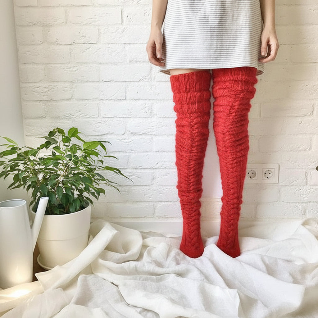 Knee-High Winter Socks For Cozy Warmth And Everyday Comfort | Temsk