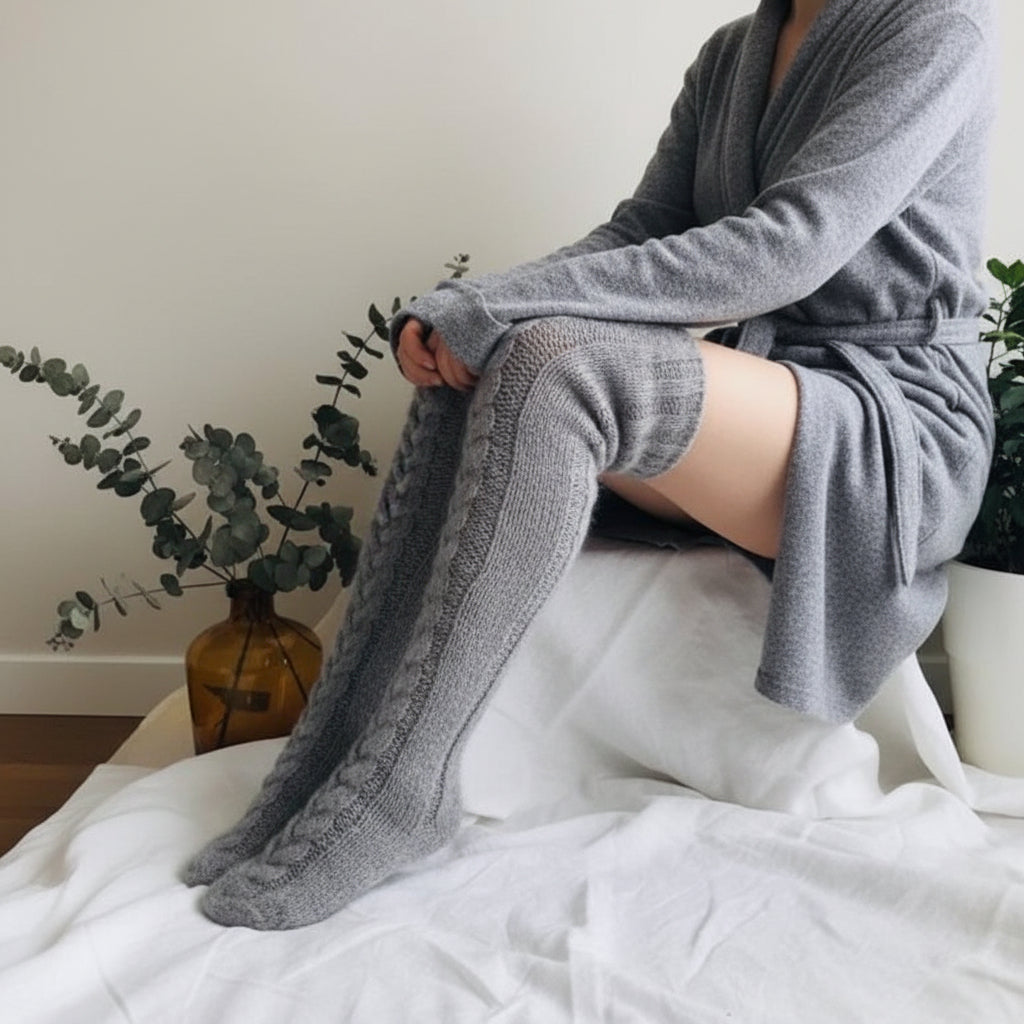 Knee-High Winter Socks For Cozy Warmth And Everyday Comfort | Temsk