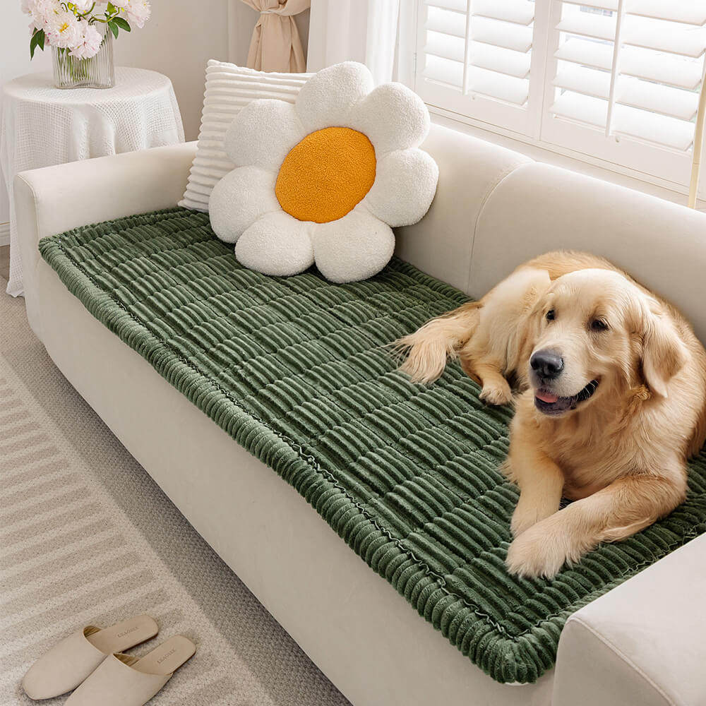 CozyFluff Flannel Pet Mat For Sofa And Bed Protection | Temsk