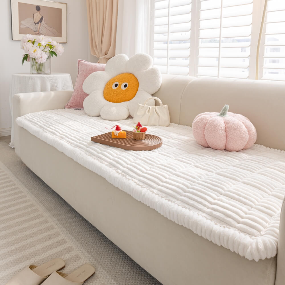 CozyFluff Flannel Pet Mat For Sofa And Bed Protection | Temsk