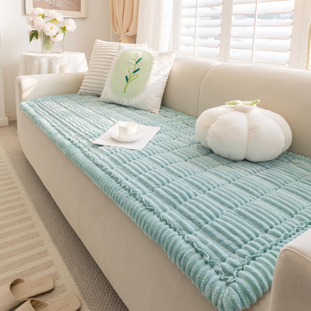 CozyFluff Flannel Pet Mat For Sofa And Bed Protection | Temsk