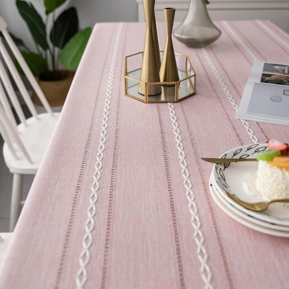 NovaLuxe Cotton and Linen Tablecloth for an Elegant Look | Temsk