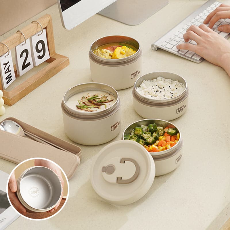 ThermiBox Double-Walled Insulated Lunchbox for Long-Lasting Heat Retention | Temsk