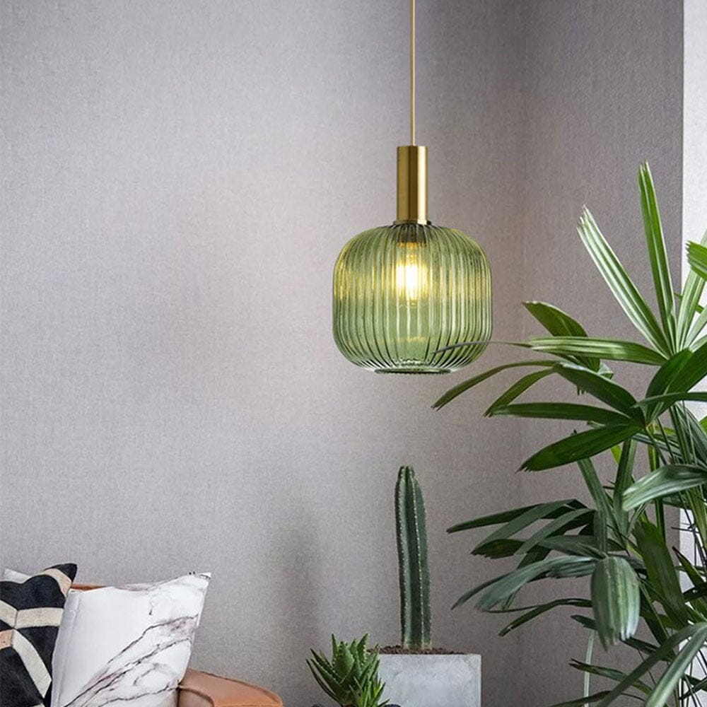 Aurora Pendant Lights In Fluted Glass For Home Lighting And Decor | Temsk