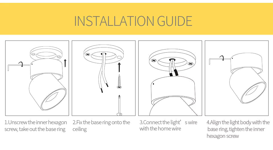Contemporary Surface Mounted Spotlights For Modern Interiors | Temsk