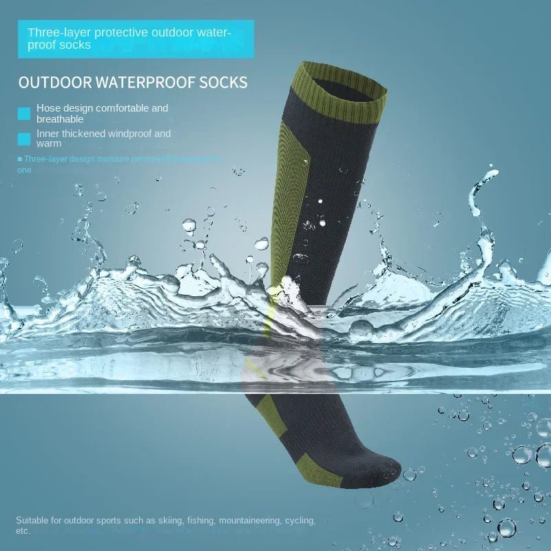 SummitTrail Knee-High Waterproof Socks For Outdoor Adventures | Temsk