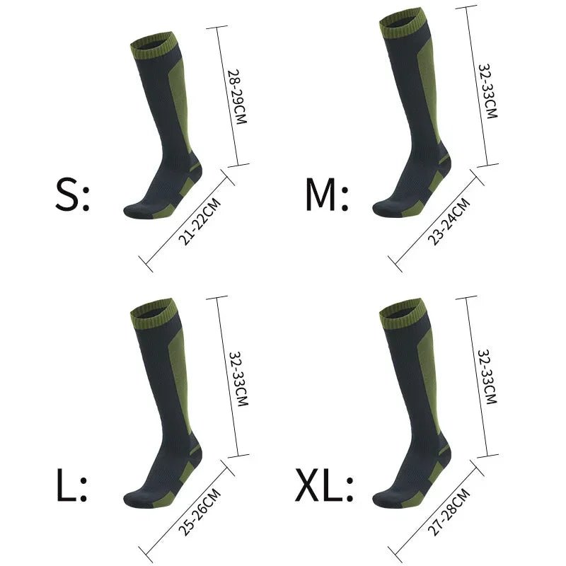 SummitTrail Knee-High Waterproof Socks For Outdoor Adventures | Temsk