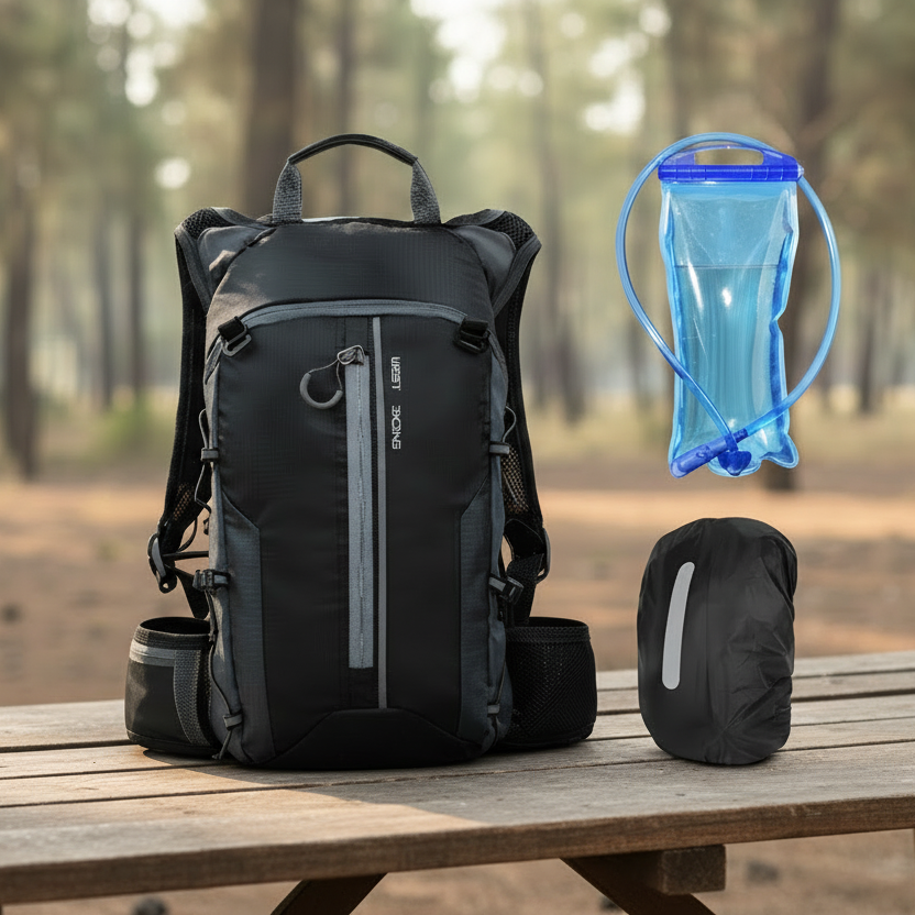 Trailflow Multifunctional Hydration Pack - 10 Litre Volume For Outdoor Adventures | Temsk