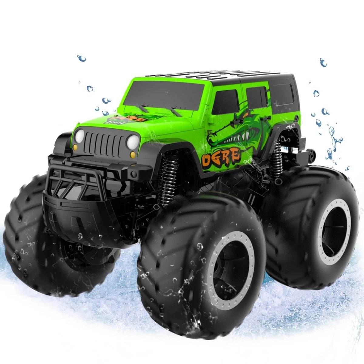 AquaRidge Amphibious 4WD RC Car For Water And Land Stunts | Temsk