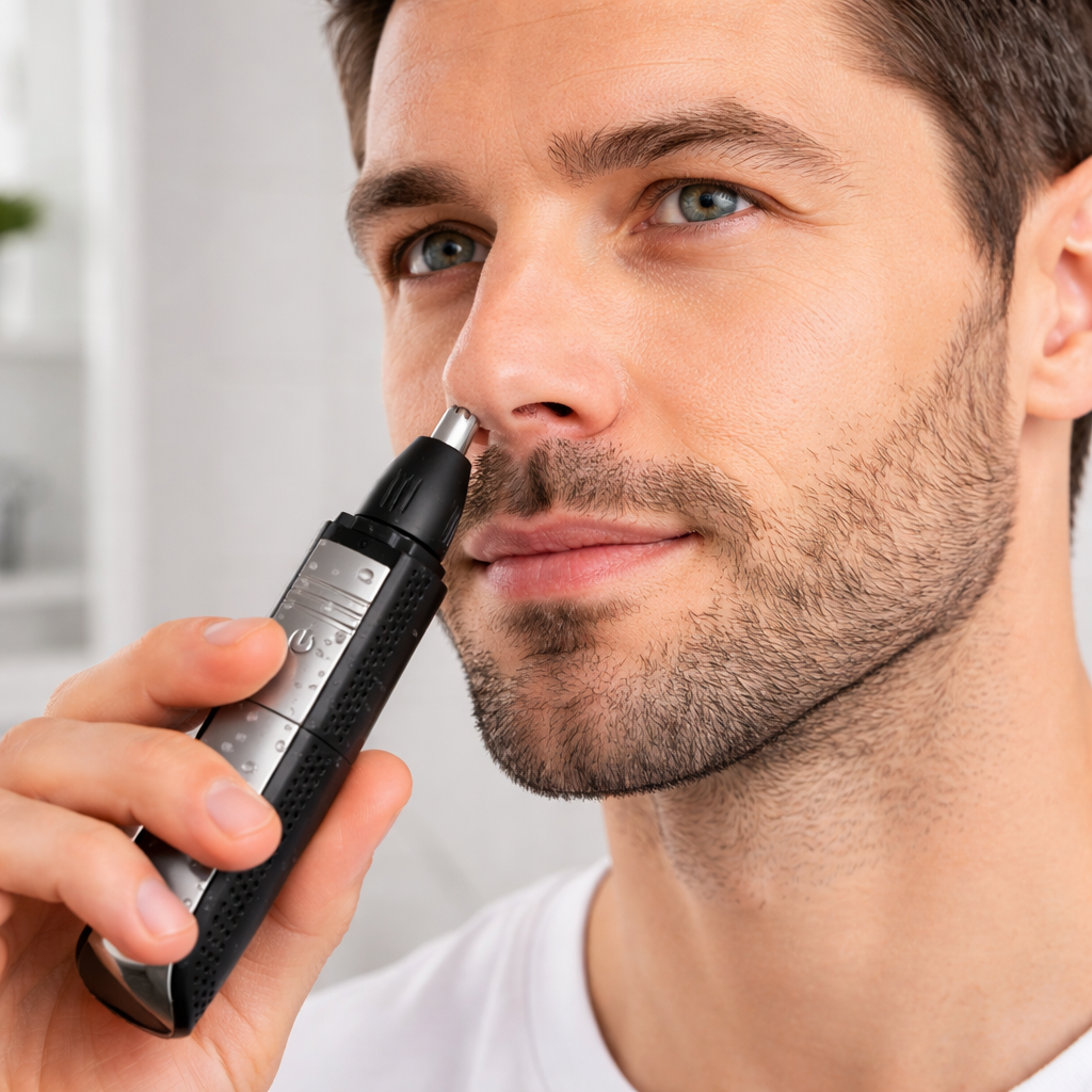 Compact Nose And Ear Hair Trimmer For Precise Grooming On The Go | Temsk