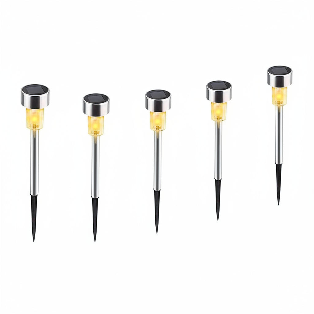 Garden Solar LED Lamp With Weatherproof, Energy-Efficient, Integrated Light Sensor | Temsk