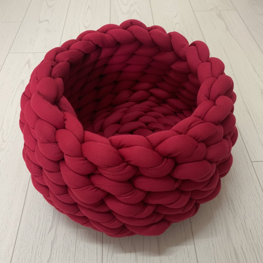 Woolhaven Pet Nest Soft Wool Basket With Raised Edge Support | Temsk