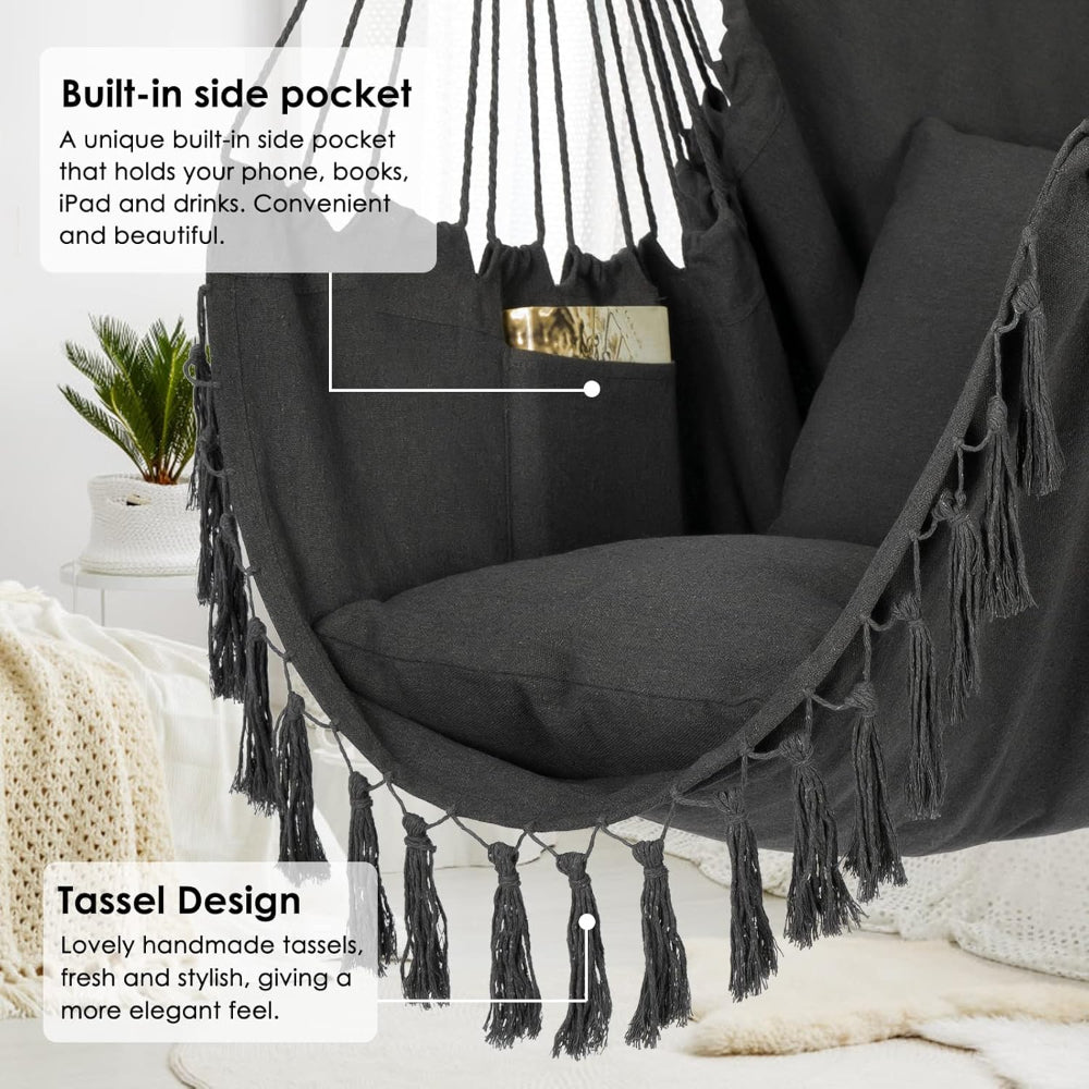 Hammock Chair Swing Seat For Indoor And Outdoor Use | Temsk