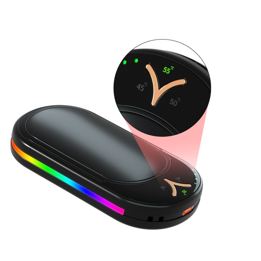 Rechargeable Electric Hand Warmer With Pocket Heater Set | Temsk