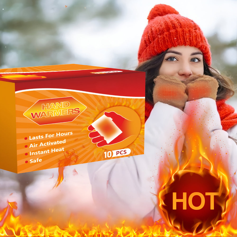 Carbon Fiber Hand Warmer Heat Pack Disposable Instant Warmth On The Go | Temsk