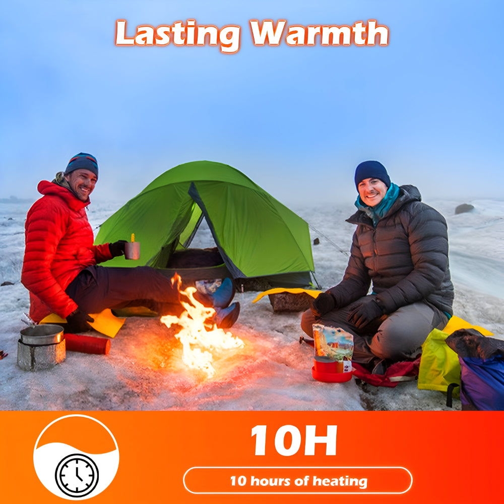 Carbon Fiber Hand Warmer Heat Pack Disposable Instant Warmth On The Go | Temsk