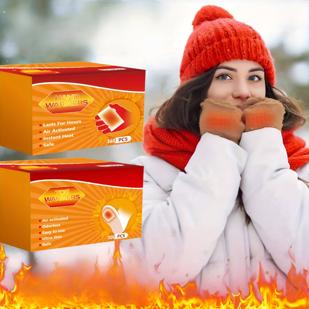 Carbon Fiber Hand Warmer Heat Pack Disposable Instant Warmth On The Go | Temsk