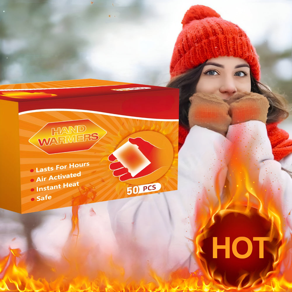 Carbon Fiber Hand Warmer Heat Pack Disposable Instant Warmth On The Go | Temsk