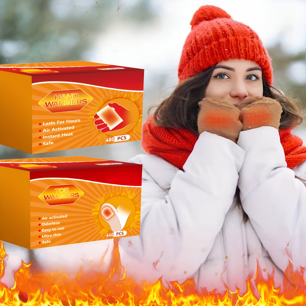 Carbon Fiber Hand Warmer Heat Pack Disposable Instant Warmth On The Go | Temsk