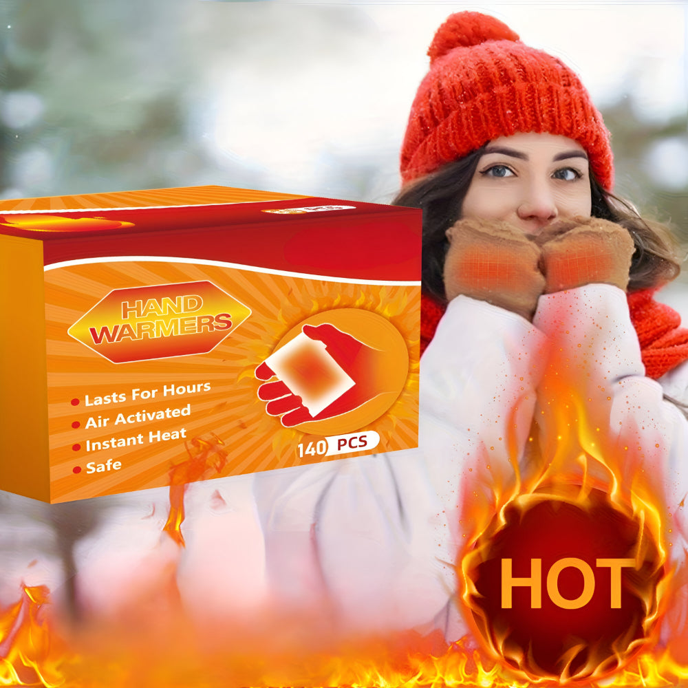 Carbon Fiber Hand Warmer Heat Pack Disposable Instant Warmth On The Go | Temsk