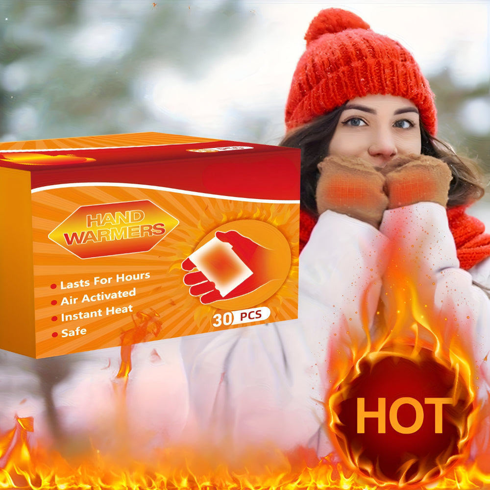 Carbon Fiber Hand Warmer Heat Pack Disposable Instant Warmth On The Go | Temsk
