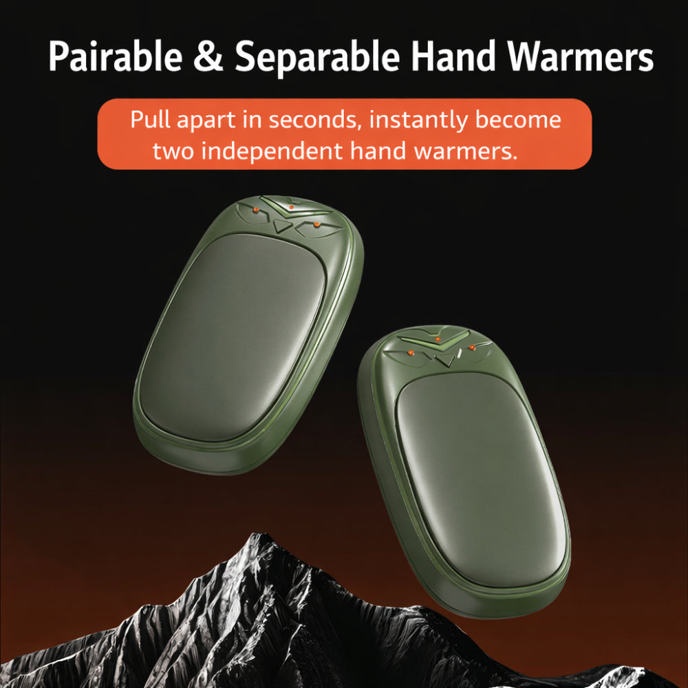 Rechargeable Hand Warmers Set With Pocket Electric Heaters | Temsk