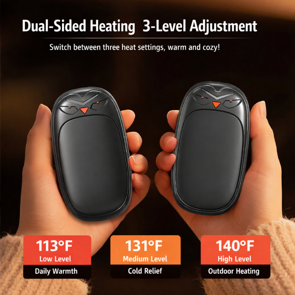 Rechargeable Hand Warmers Set With Pocket Electric Heaters | Temsk