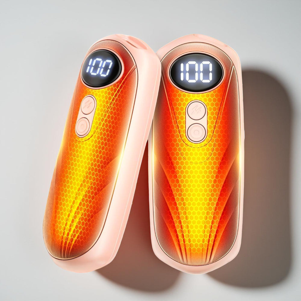 Rechargeable Hand Warmers With LED Display And Compact Pocket Heater | Temsk