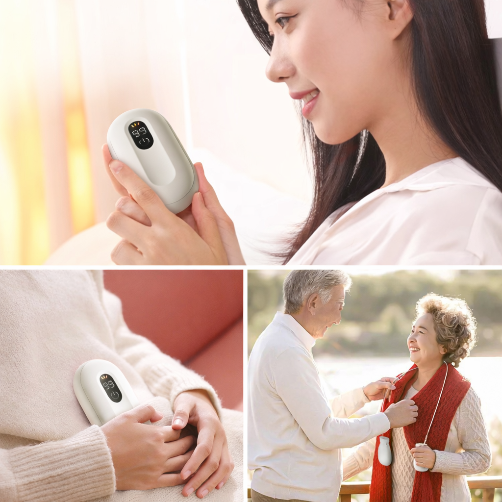 Rechargeable Magnetic Pocket Warmers 2 In 1 Heating Set | Temsk