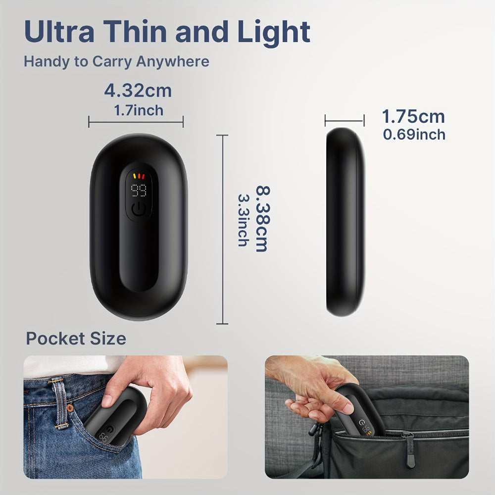 Rechargeable Magnetic Hand Warmers Pocket Heater Anywhere | Temsk
