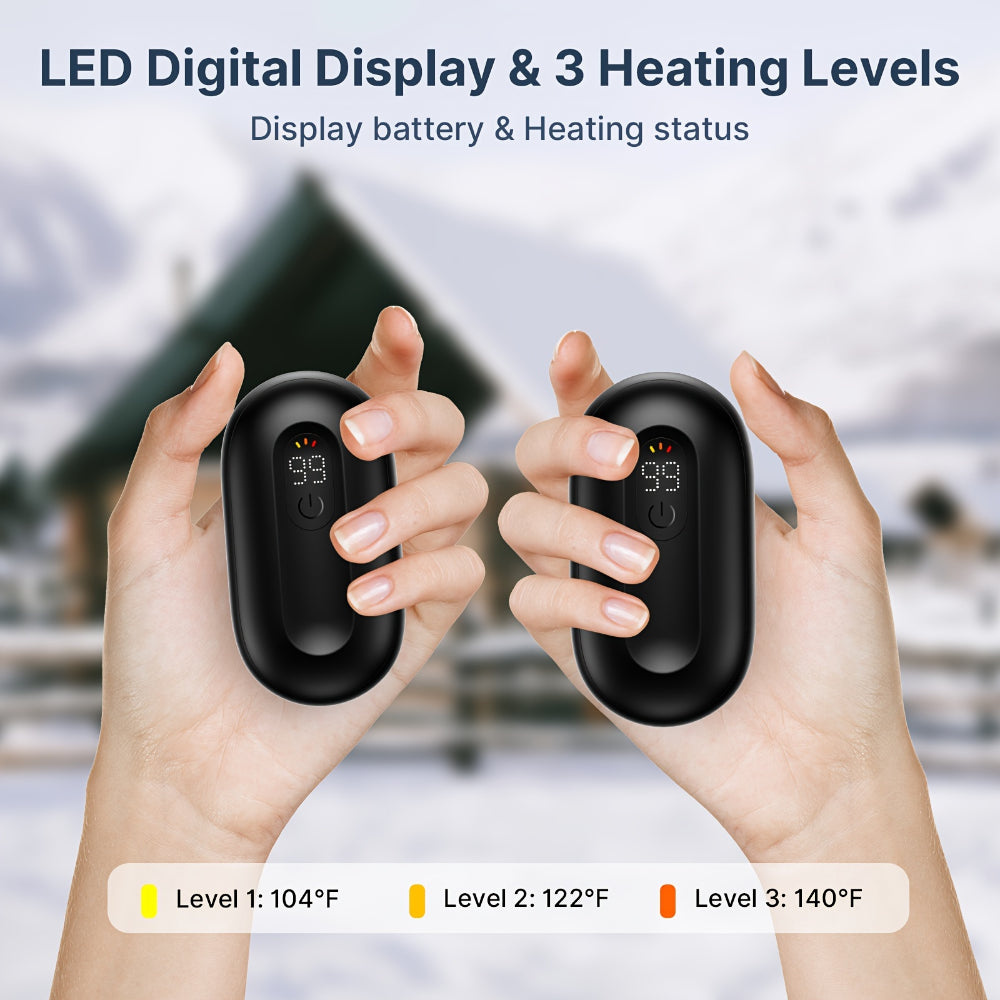 Rechargeable Magnetic Hand Warmers Pocket Heater Anywhere | Temsk