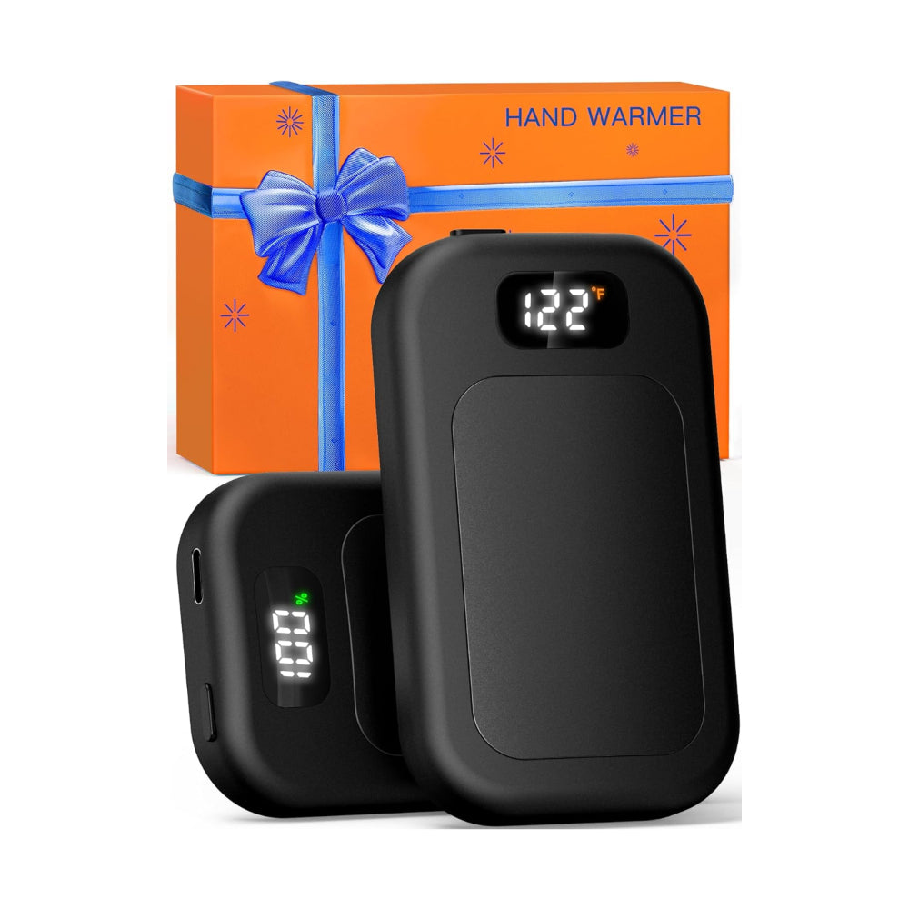 Rechargeable Pocket Hand Warmers Dual Pack With Adjustable Heat | Temsk
