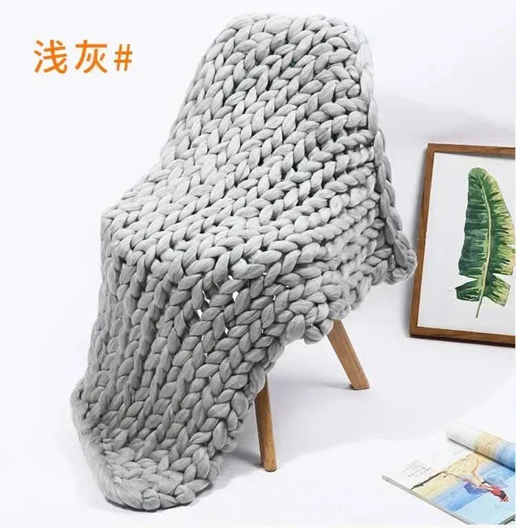 CoziNest Handmade Minky Chunky Blanket For Ultimate Comfort | Temsk