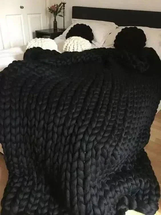 CoziNest Handmade Minky Chunky Blanket For Ultimate Comfort | Temsk