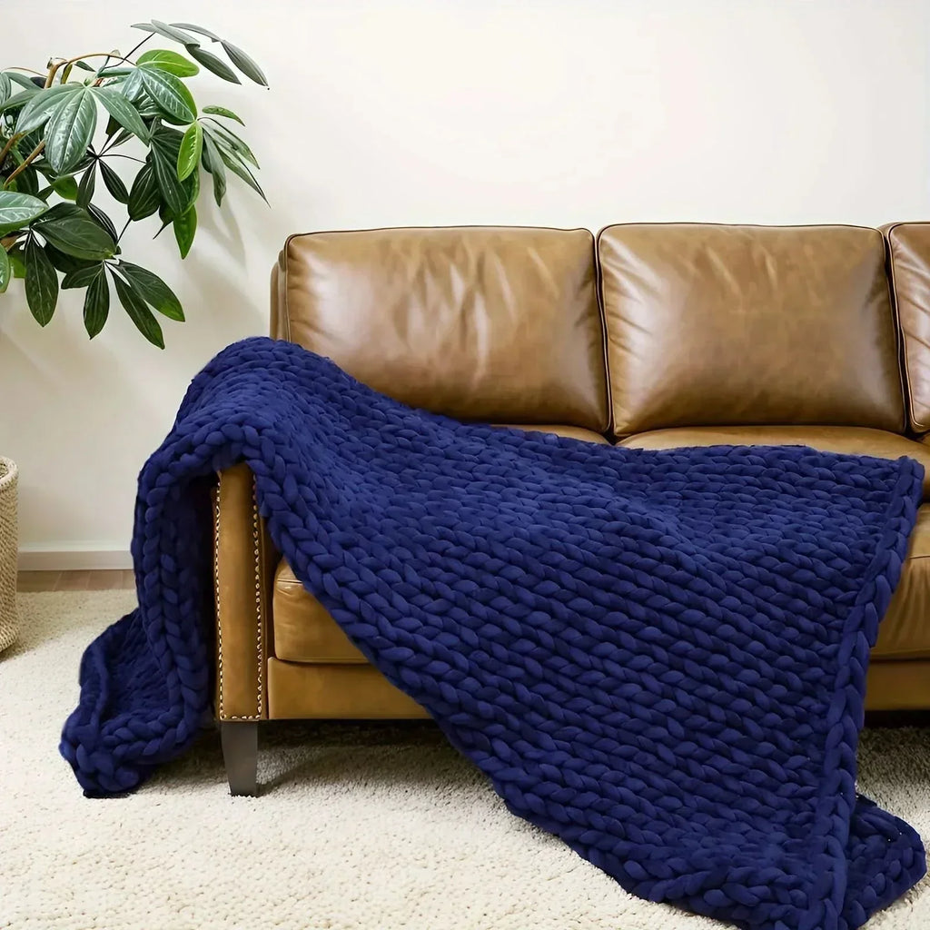 CoziNest Handmade Minky Chunky Blanket For Ultimate Comfort | Temsk
