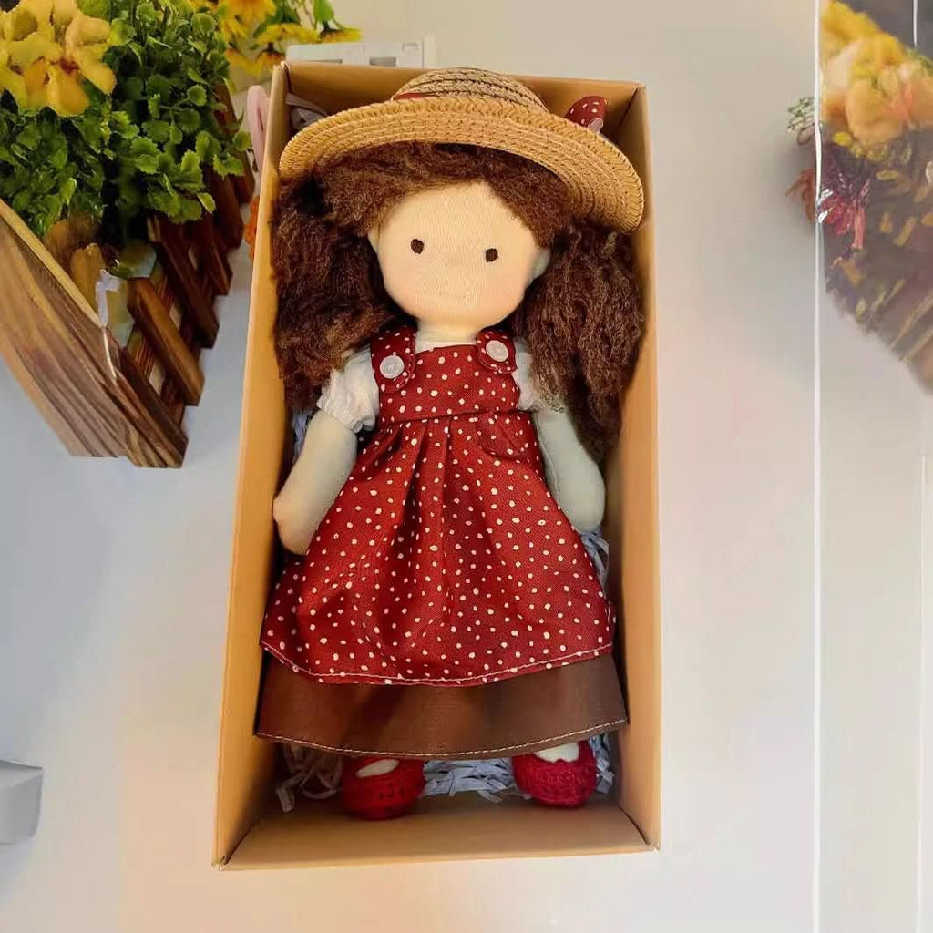 AuroraNest Waldorf Doll Handmade Cotton Plush For Imagination And Emotional Growth | Temsk