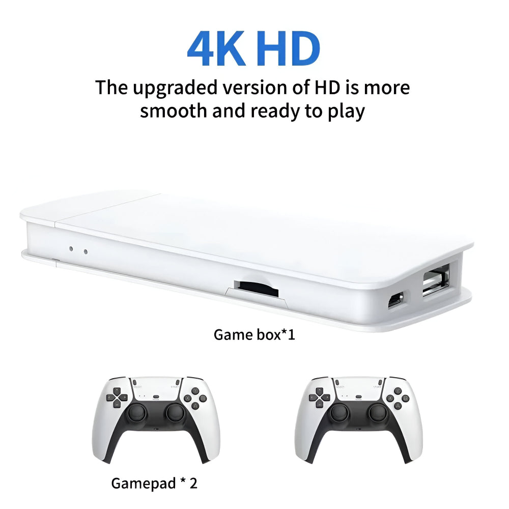 Retro kabelloser HDMI-Spielstick mit 20.000 integrierten Spielen für Ihren Fernseher | Temsk