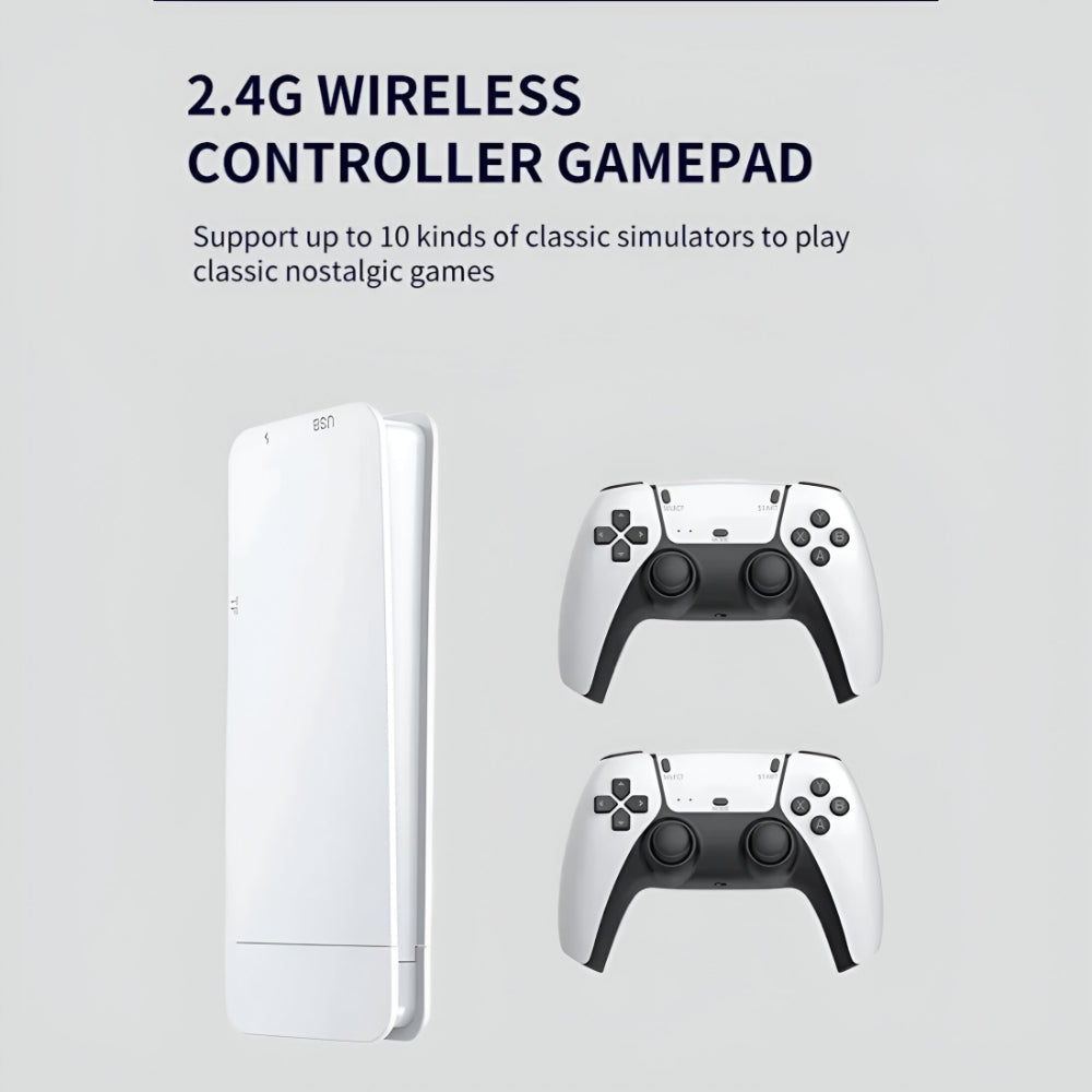 Retro kabelloser HDMI-Spielstick mit 20.000 integrierten Spielen für Ihren Fernseher | Temsk