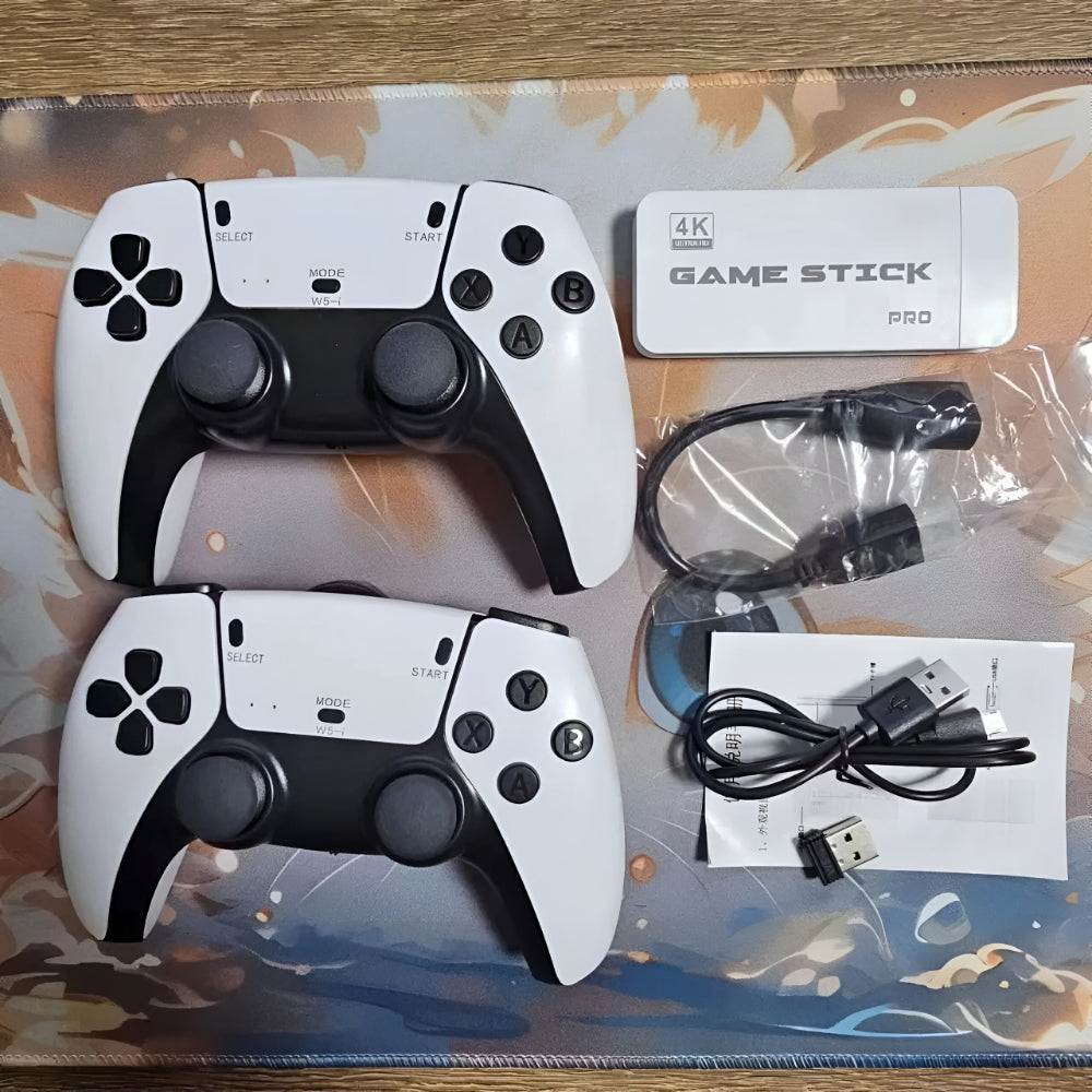 Retro kabelloser HDMI-Spielstick mit 20.000 integrierten Spielen für Ihren Fernseher | Temsk