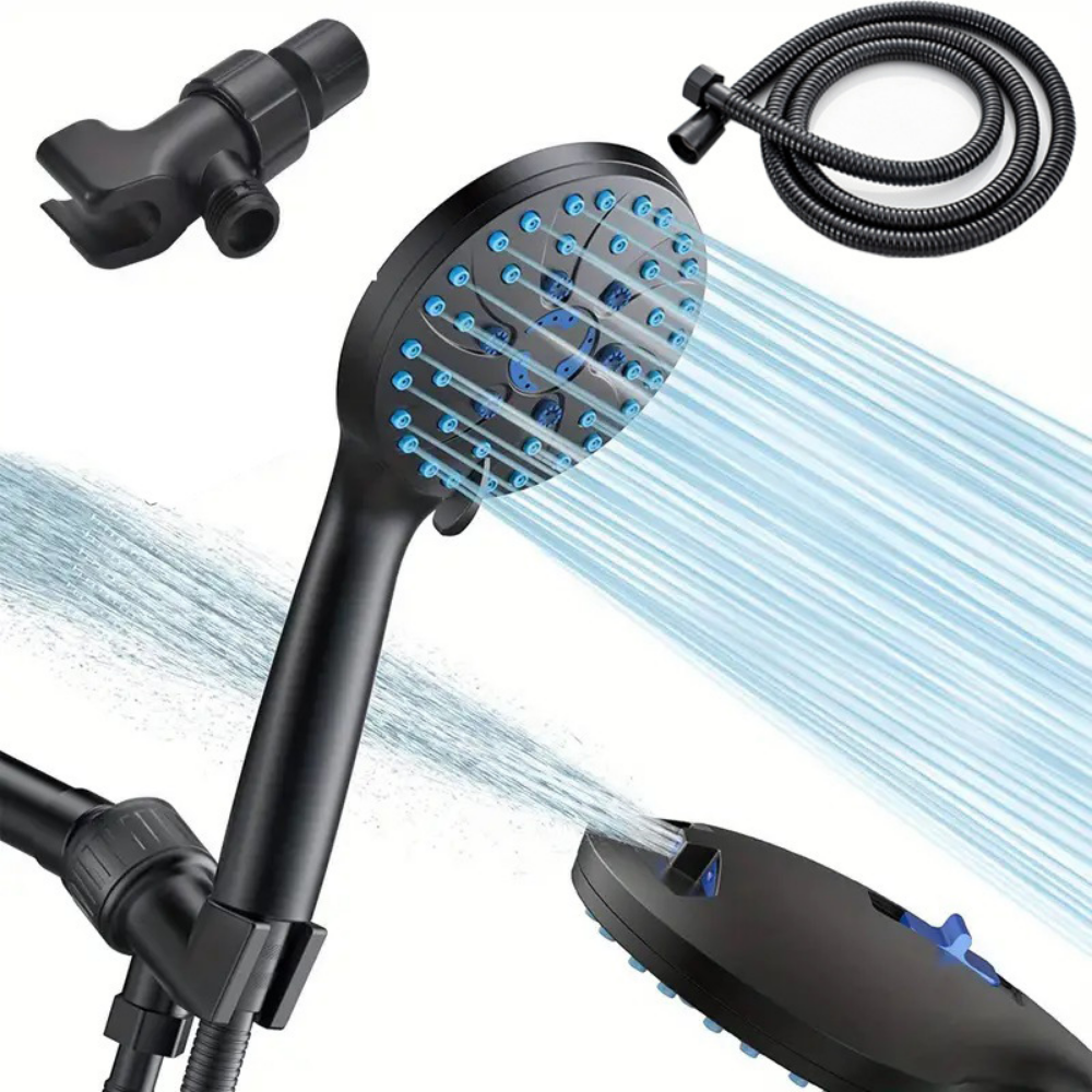 High Pressure Handheld Showerhead Kit With Multiple Spray Modes | Temsk