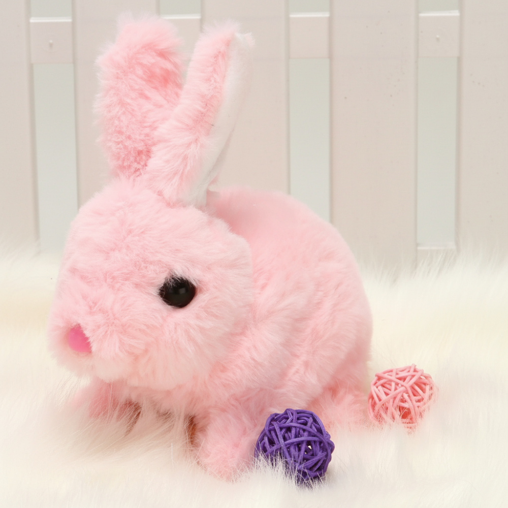 Kid Friendly Interactive Plush Bunny With Realistic Movements | Temsk