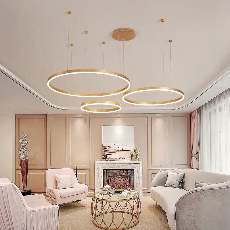 Circular LED Pendant Fixture For Modern Home Interiors | Temsk