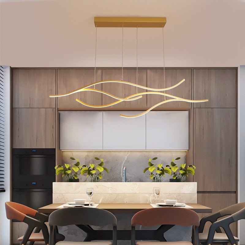 Modern LED Chandelier With Abstract Creative Design | Temsk