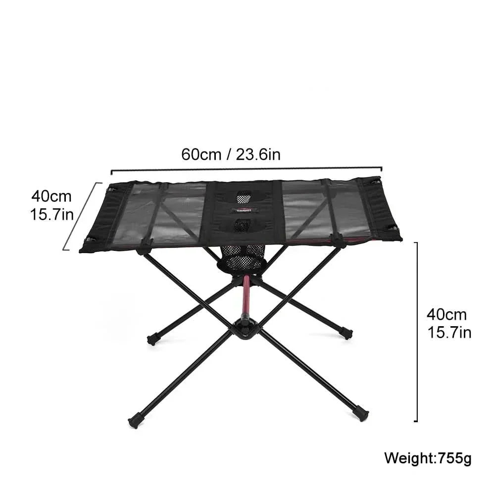 TrailSphere Folding Aluminum Camping Table For On The Go | Temsk