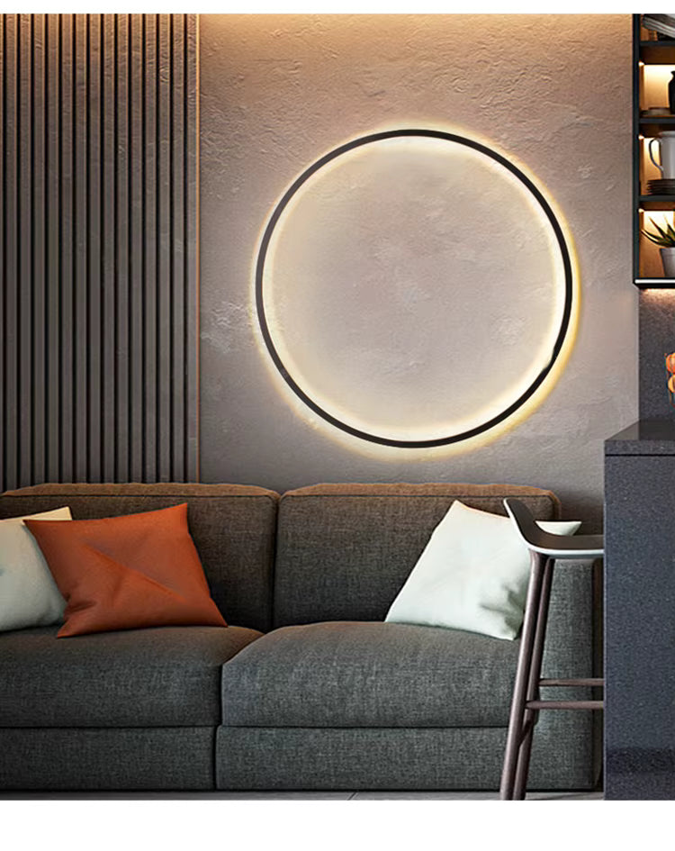 Modern Minimalist Round Wall Light For Home Decor And Ambience | Temsk