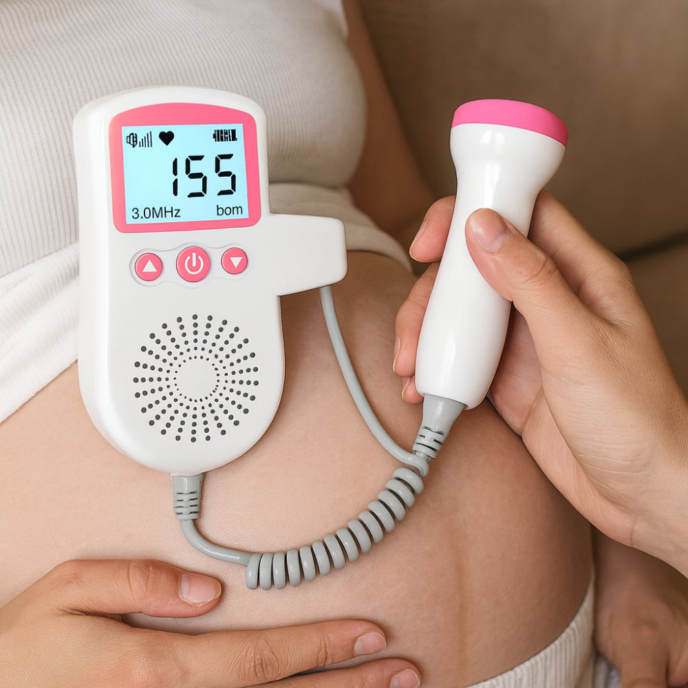 Doppler de Batimentos Cardíacos Portátil para Bebés para Ouvir Sons do Coração | Temsk