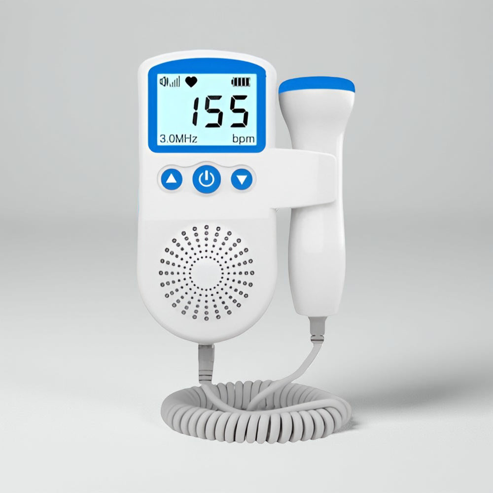 Doppler de Batimentos Cardíacos Portátil para Bebés para Ouvir Sons do Coração | Temsk