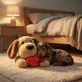 Soft Cuddle Companion for Dogs With Heartbeat Plush Toy and Pulse Device | Temsk